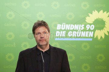 Berlin  Deutschland - Robert Habeck  Bundesvorsitzender Buendnis 90/DIE GRUENEN.