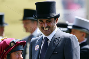 Royal Ascot  Portrait of Sheikh Tamim bin Hamad bin Khalifa Al Thani