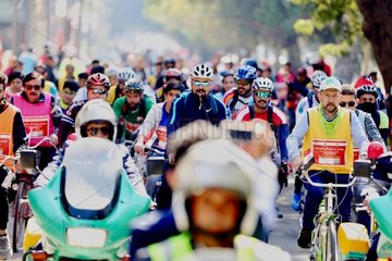 IRAQ-BAGHDAD-CYCLING EVENT-SECURITY IMPROVEMENT