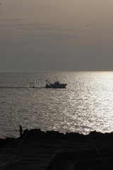Fischerboot in Apulien