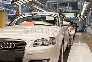 Ingolstadt  Produktion des Audi A3 bei der Audi AG im Stammwerk