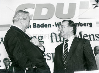 Kurt Georg Kiesinger  Lothar Spaeth  CDU  1985