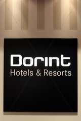Berlin  Deutschland  ITB  Schriftzug der Dorint Hotels & Resorts
