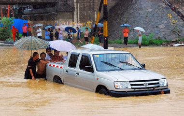 China  Ueberschwemmung in der Jiangxi Provinz