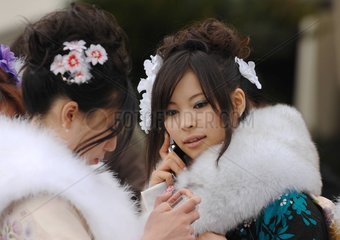 Japan  Coming of Age Day  der Eintritt in die Volljaehrigkeit