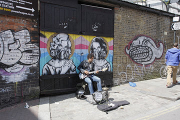 Strassenmusiker in London