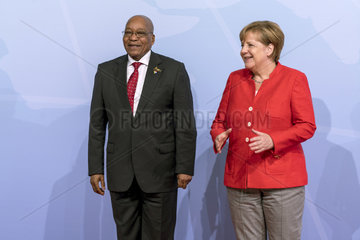 Zuma + Merkel