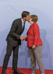 Rutte + Merkel