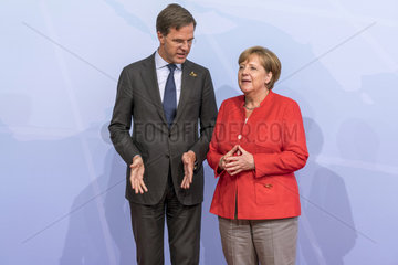 Rutte + Merkel