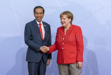 Widodo + Merkel