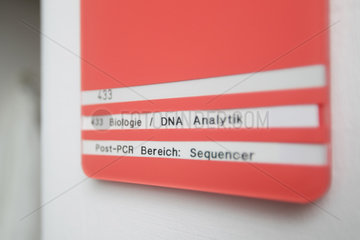 Kiel  Deutschland  DNA-Labor des Landeskriminalamtes Schleswig-Holstein
