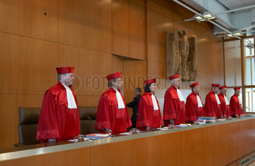 Karlsruhe - Der erste Senat des Bundesverfassungsgerichts