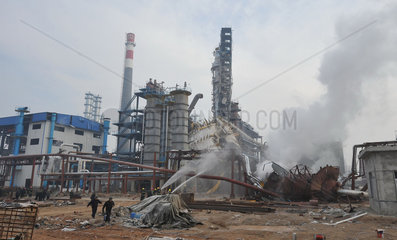 China  Explosion in einer Chemie-Fabrik