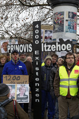 Demo gegen Schliessung Prinovis Itzehoe