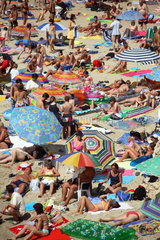 Cala D'Or  Menschen am Strand