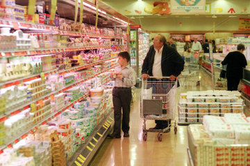 Innenansicht von einem Supermarkt in Ankara
