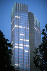 Die Europaeische Zentralbank in Frankfurt am Main