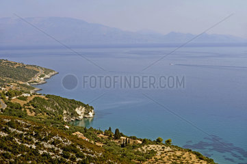 Griechenland  Zakynthos- Landschaft im Osten der Insel
