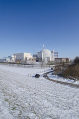 Brokdorf  Deutschland  das Atomkraftwerk