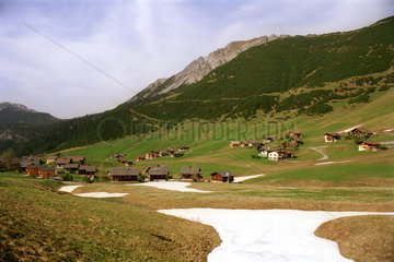 Alpenlandschaft im Fuerstentum Liechtenstein