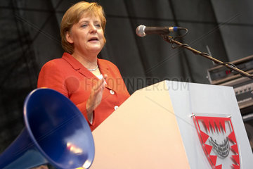 Angela Merkel eroeffnet die Kieler Woche