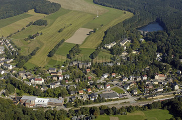 Chemnitz  Deutschland  Luftbild Chemnitz Einsiedel mit der Trinkwassertalsperre