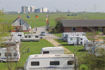 Husum  Deutschland  Husumer Campingplatz am Dockkoog