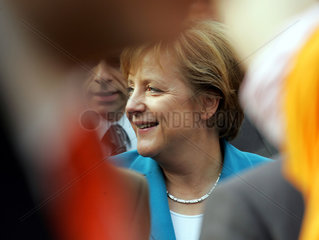 Angela Merkel  Bundesvorsitzende der CDU  auf einer Wahlkampfveranstaltung in Bremen
