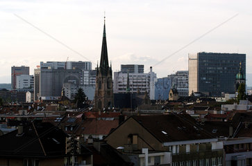 Das Zentrum von Basel  Schweiz