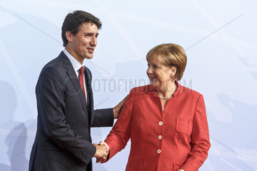 Justin Trudeau  Premierminister Kanada  Angela Merkel (CDU)  Bundeskanzlerin  CDU-Vorsitzende
