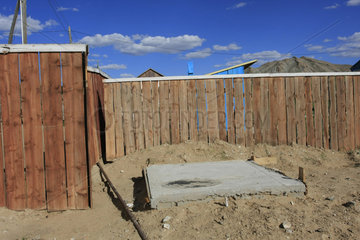 Zaun in der Mongolei