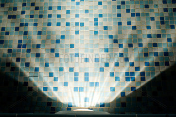 Alanya  Beleuchtung in einem Schwimmbecken