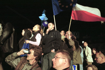 Feier zum EU-Beitritt Polens in Warschau