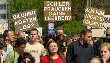 Chemnitz  Deutschland  Schulstreik in Chemnitz