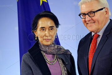 Aung San Suu Kyi + Steinmeier