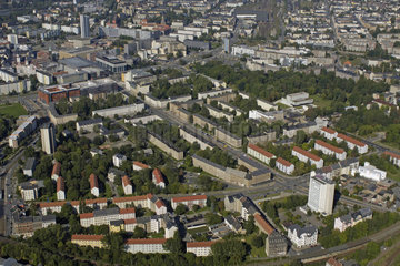 Chemnitz  Deutschland  Luftbild Stadtzentrum