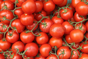 Handewitt  Deutschland  Tomaten in einer Auslage