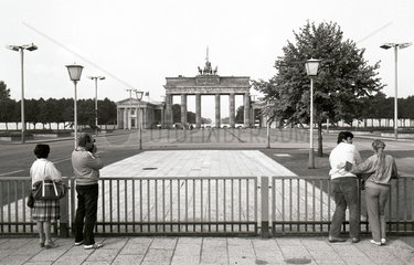 Das Brandenburger Tor  Ost-Berlin 1984