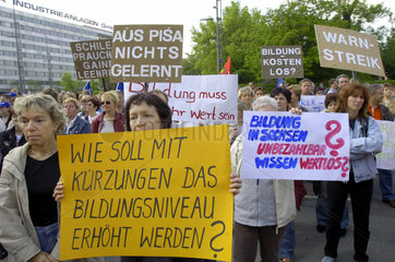 Chemnitz  Deutschland  Schulstreik in Chemnitz