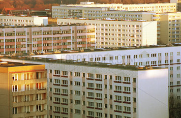Plattenbauten in Berlin-Mitte