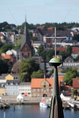 Flensburg  Deutschland  Kreuz und Turmkugel von St. Juergen