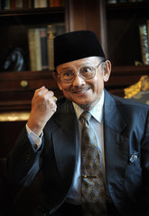 Berlin  Deutschland  Bacharuddin Jusuf Habibie  ehemaliger Praesident Indonesiens