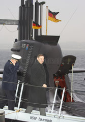 Antrittsbesuch Verteidigungsminister Franz Josef Jung bei U-bootflotille