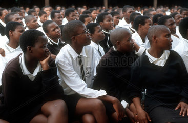 Unterricht in einer Schule in Swaziland