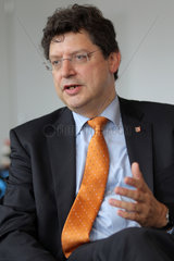 Kiel  Deutschland  Wirtschaftsminister Reinhard Meyer (SPD) im Interview