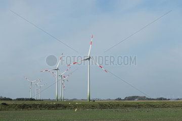 Risum-Lindholm  Deutschland  Windkraftanlage in Risum-Lindholm