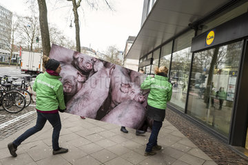 Greenpeace-Protest bei Lidl
