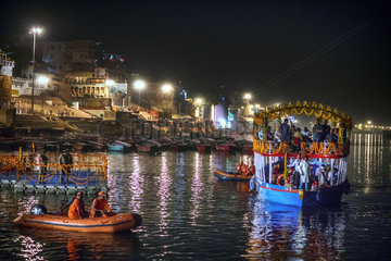 Boote in Varanasi