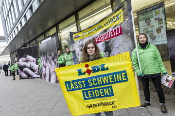 Greenpeace-Protest bei Lidl