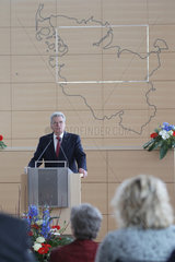 Kiel  Deutschland  Rede des Bundespraesidenten Joachim Gauck im Landeshaus Kiel